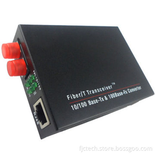 Ethernet Fiber Media Converter with 10/100Mbps Data Rate, 2 to 120km Transmission Distance